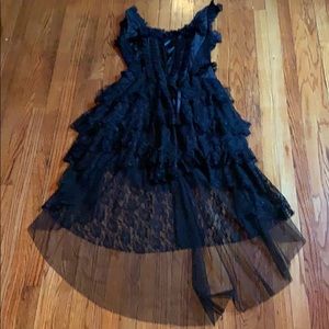 Black Lace Costume Dress w/ Corset Built In